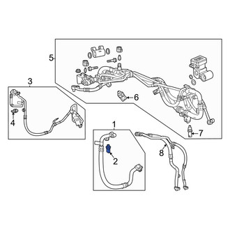 Honda OE - A/C Refrigerant Pressure Sensor