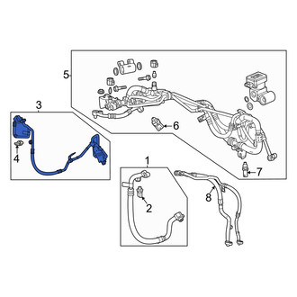 Honda OE - A/C Refrigerant Discharge Hose