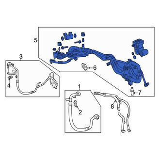 Honda OE - A/C Manifold Hose Assembly