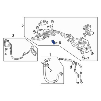 Honda OE - A/C Refrigerant Temperature Sensor
