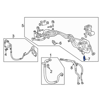 Honda OE - Rear A/C Refrigerant Temperature Sensor