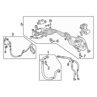 Honda OE - Air Conditioner & Heater - Hoses & Pipes (Evaporator & Cooler Lines)