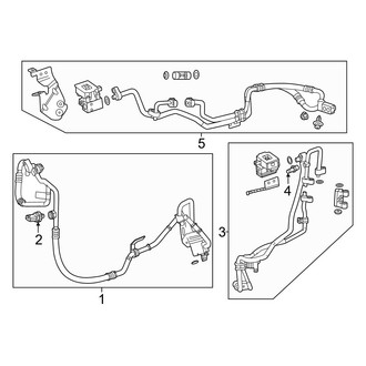 Honda OE - Air Conditioner & Heater - Hoses & Pipes (Heater & Condenser Lines)