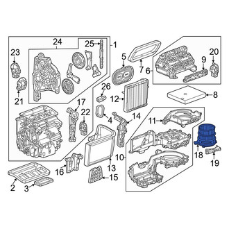 Honda OE - HVAC Blower Motor Assembly