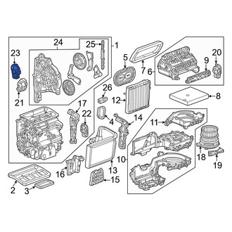 Honda OE - Left HVAC Blend Door Actuator