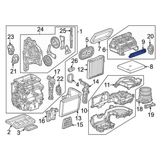 Honda OE - Cabin Air Filter Cover