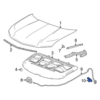 Honda OE - Front Hood Release Handle