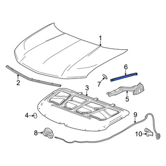 Honda OE - Front Hood Lift Support Stud