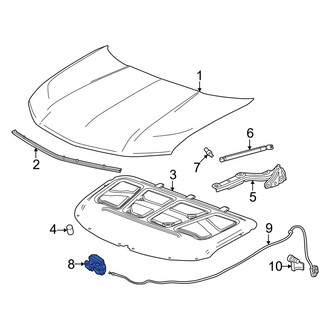 Honda OE - Front Hood Latch