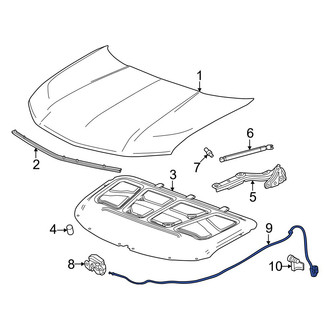 Honda OE - Front Hood Release Cable
