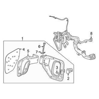 Honda OE - Fender - Electrical Components