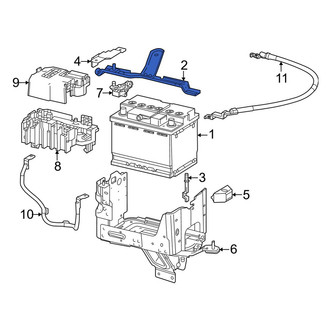 Honda OE - Battery Hold Down Frame