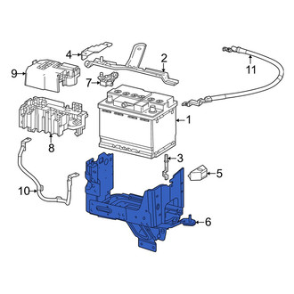 Honda OE - Battery Tray