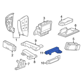 Honda OE - Center Keyless Entry Antenna