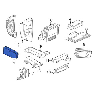 Honda OE - Front Left Keyless Entry Receiver