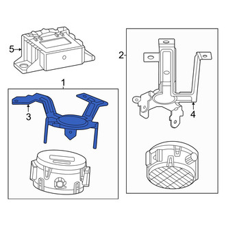 Honda OE - Front Hybrid & Electric Vehicle Sound Alert Speaker Bracket