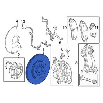 Honda OE - Front Disc Brake Rotor