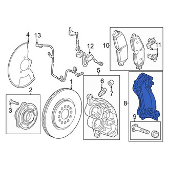 Honda OE - Front Disc Brake Caliper Bracket