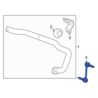 Honda OE - Front Suspension Stabilizer Bar Link