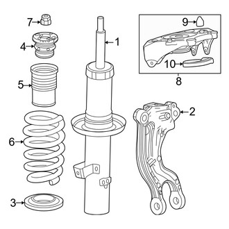 Honda OE - Front Suspension - Struts & Components