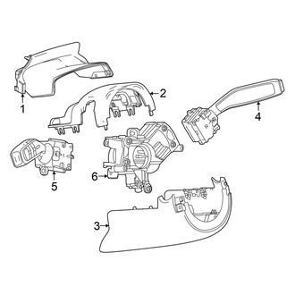 Honda OE - Steering Column - Shroud, Switches & Levers