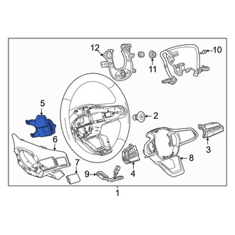 Honda OE - Left Steering Wheel Transmission Shift Control Switch