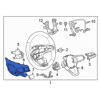 Honda OE - Steering Wheel Back Cover
