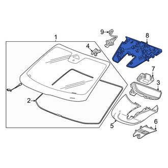 Honda OE - Lane Departure System Camera Bracket