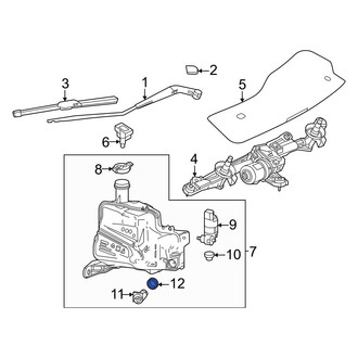 Honda OE - Washer Fluid Level Sensor Seal