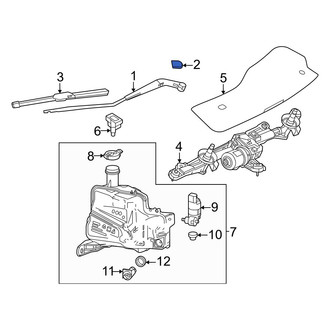 Honda OE - Wiper Arm Cap