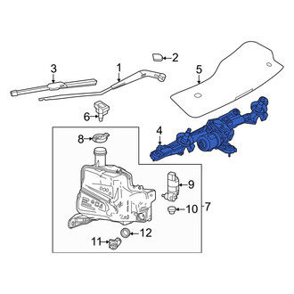 Honda OE - Front Wiper Motor