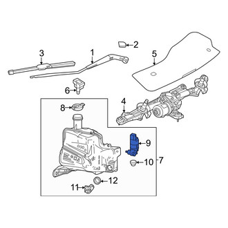 Honda OE - Windshield Washer Pump