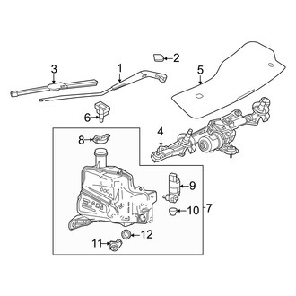 Honda OE - Windshield - Wiper & Washer Components