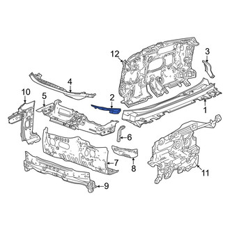 Honda OE - Front Right Cowl Side Panel