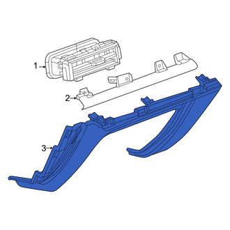 Honda OE - Center Lower Instrument Panel Trim Panel