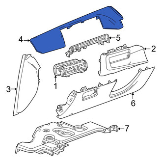 Honda OE - Left Instrument Panel Pad