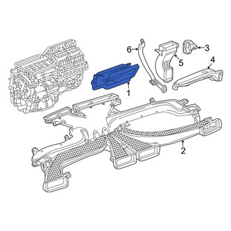 Honda OE - Front Cabin Air Intake Duct