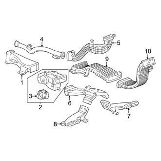 Honda OE - Instrument Panel - Ducts (Floor & Console)