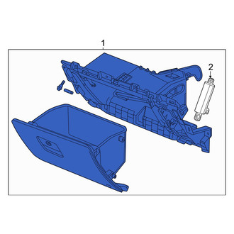 Honda OE - Front Glove Box Assembly