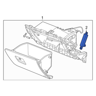 Honda OE - Front Glove Box Door Bumper