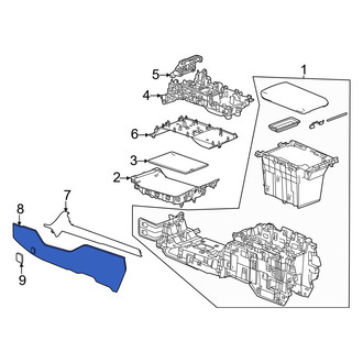 Honda OE - Front Left Lower Console Panel