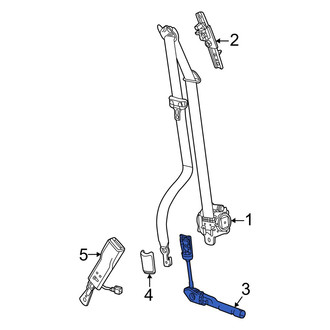 Honda OE - Front Left Seat Belt Pretensioner