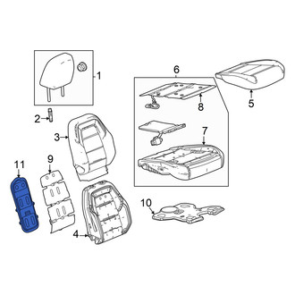Honda OE - Front Left Upper Climate Controlled Seat Duct