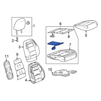 Honda OE - Front Left Seat Cushion Foam