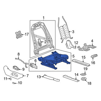 Honda OE - Front Right Seat Track