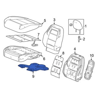 Honda OE - Front Left Lower Climate Controlled Seat Duct
