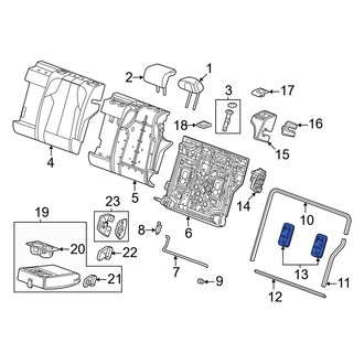 Honda OE - Rear Left Child Restraint Anchor Plate Bezel