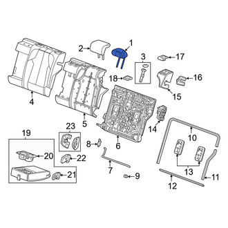 Honda OE - Rear Center Headrest