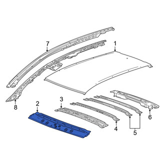 Honda OE - Front Roof Header Panel