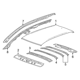 Honda OE - Roof & Components (W/O Panoramic), (EX)